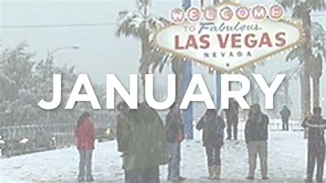 what is the weather in las vegas in january